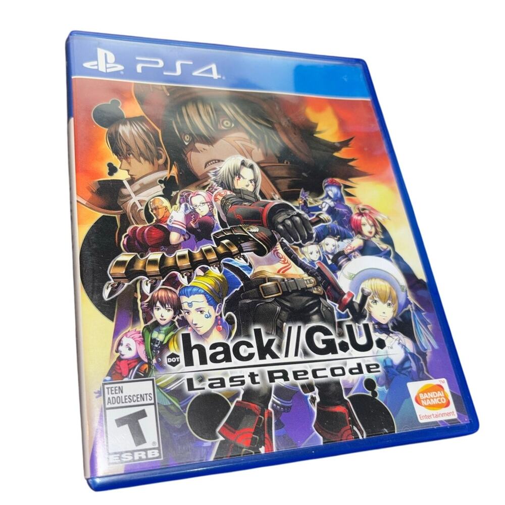 DOT hack//G.U. Last Recode (PS4) Game & Case Only - Tested Working